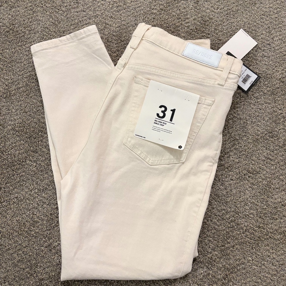 RE/DONE 90s High Rise Ankle Crop